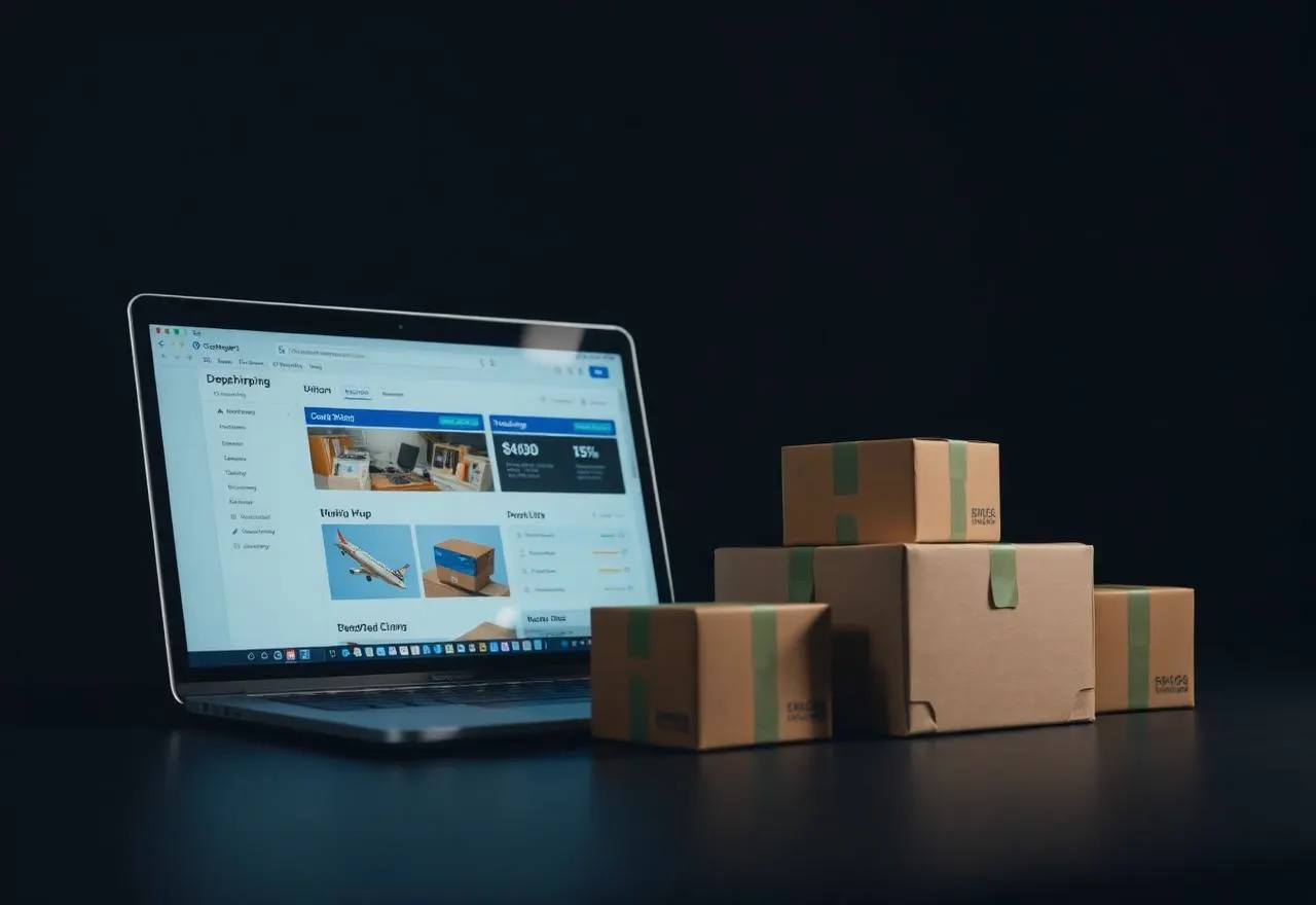 E-commerce store dashboard mockup